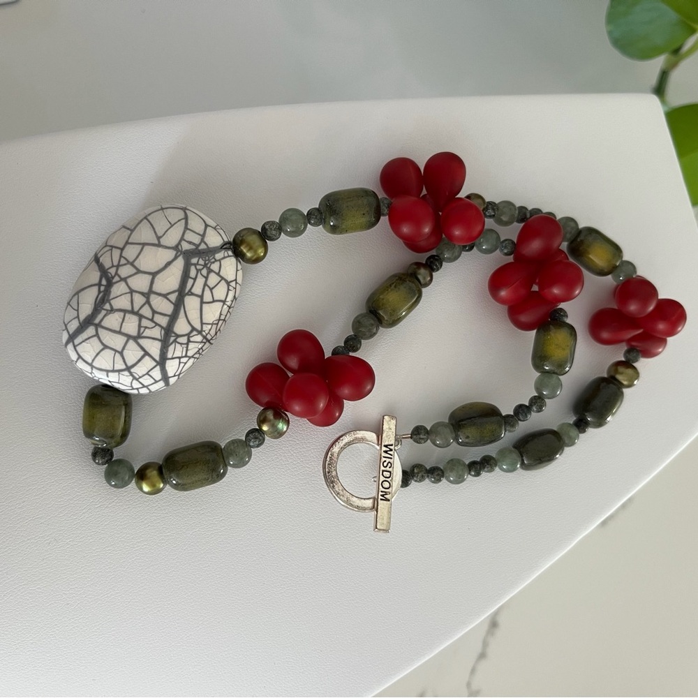 WISDOM Artisan Toggle Necklace Jewelry Gift